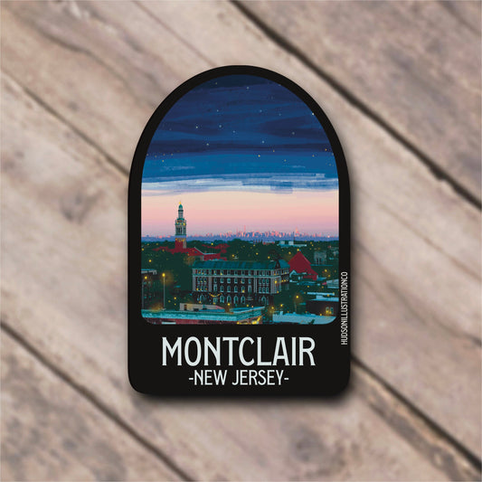 Montclair New Jersey Sticker/Magnet/Print/Postcard