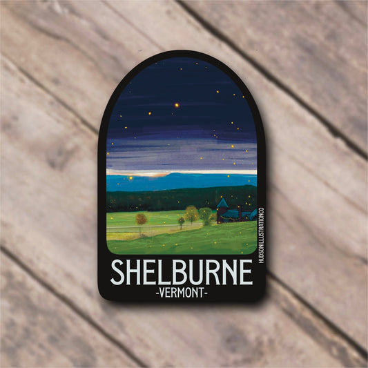 Shelburne Vermont Sticker/Magnet/Print/Postcard