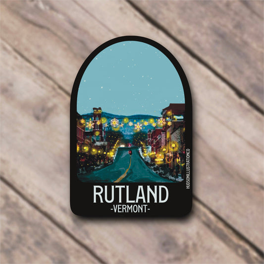 Rutland Vermont Sticker/Magnet/Print/Postcard