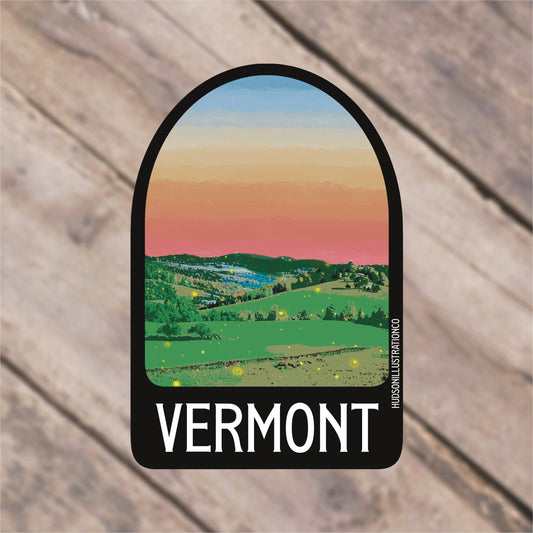 Vermont Green Sticker/Magnet/Print/Postcard
