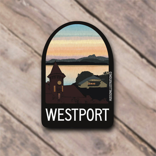 Westport New York Sticker/Magnet/Print/Postcard