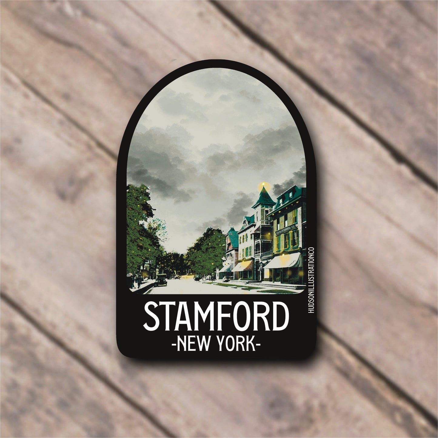 Stamford New York Sticker/Magnet/Print/Postcard