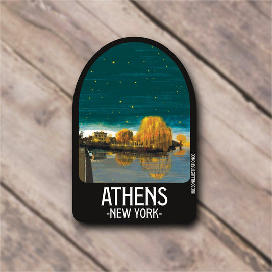 Athens New York Sticker/Magnet/Print/Postcard