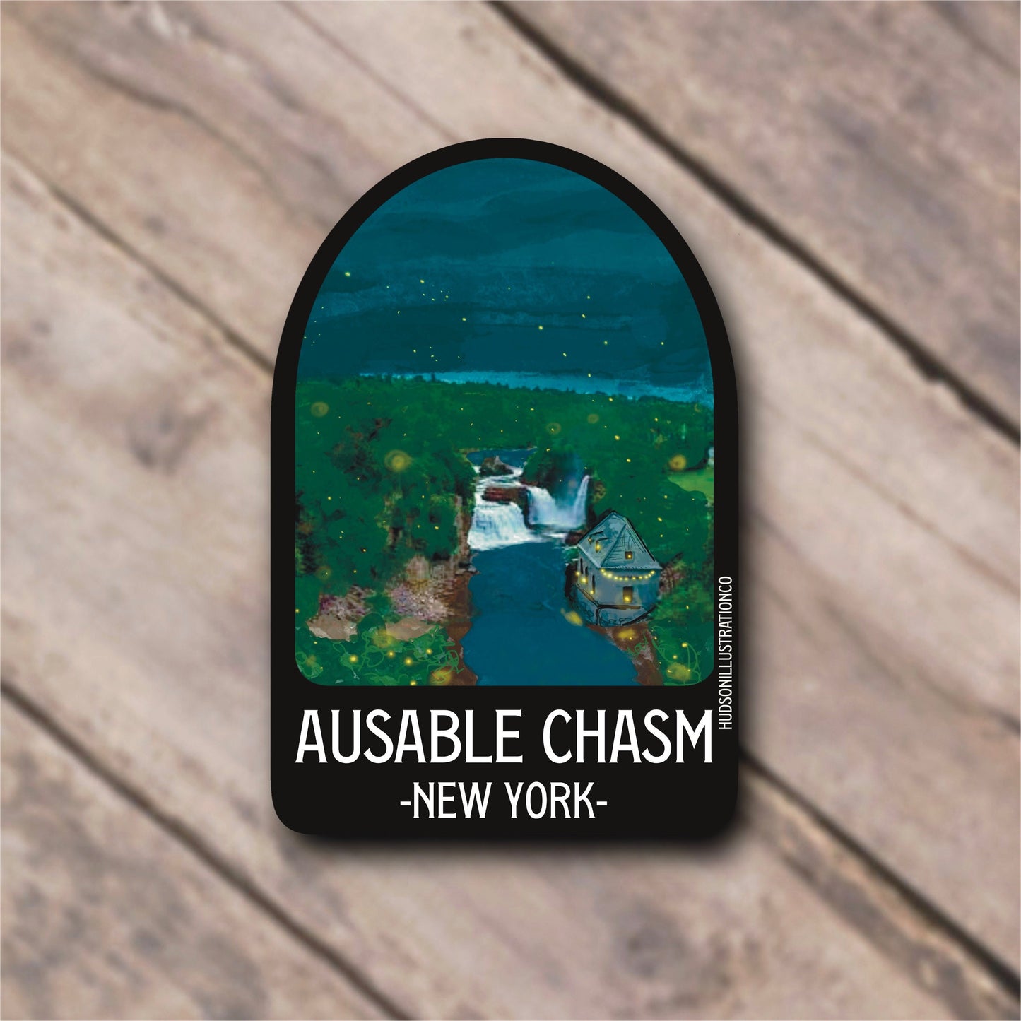 Ausable Chasm New York Sticker/Magnet/Print/Postcard