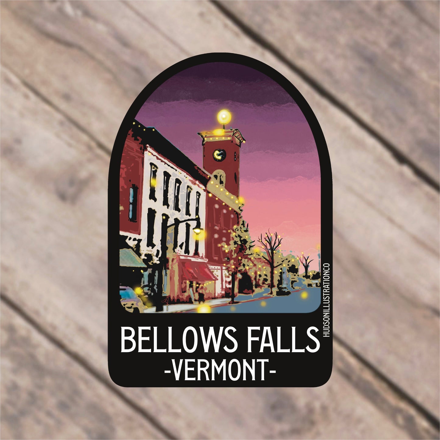Bellows Falls Vermont Sticker/Magnet/Print/Postcard