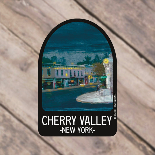 Cherry Valley New York Sticker/Magnet/Print/Postcard