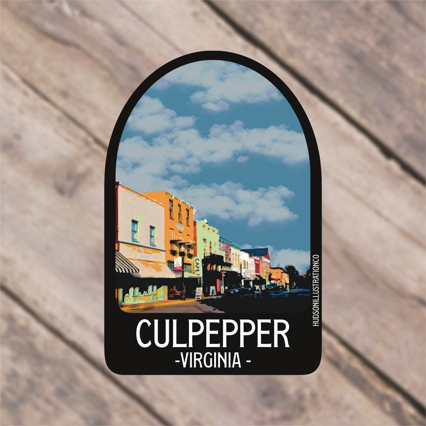 Culpepper Virginia Sticker/Magnet/Print/Postcard