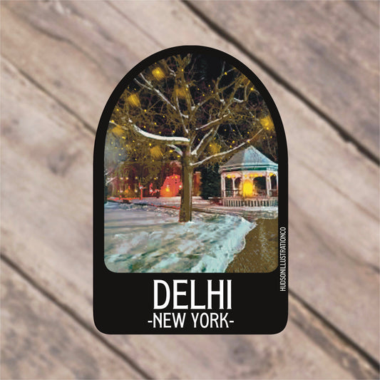 Delhi New York Sticker/Magnet/Print/Postcard
