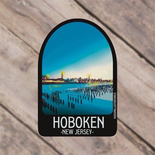 Hoboken New Jersey Sticker/Magnet/Print/Postcard