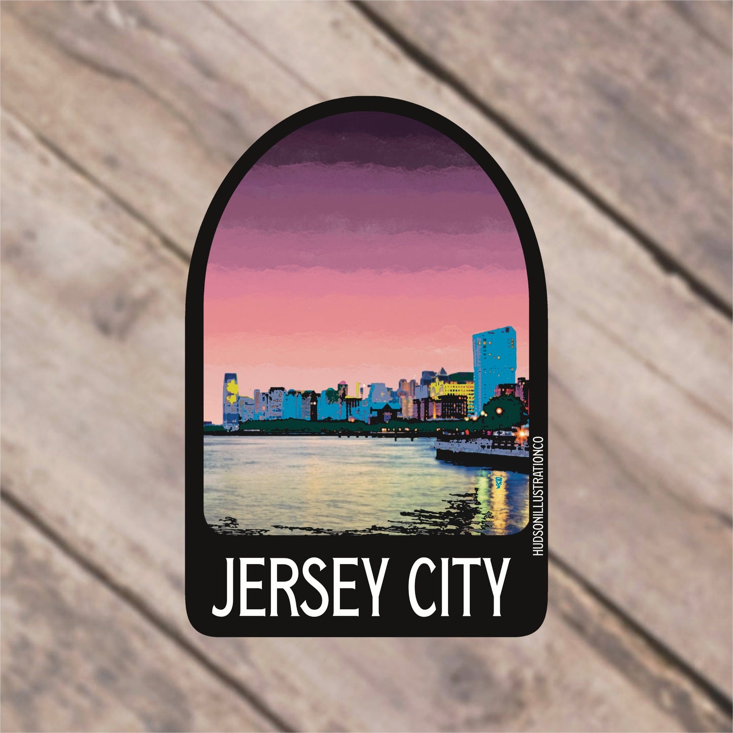Jersey City New Jersey Sticker/Magnet/Print/Postcard