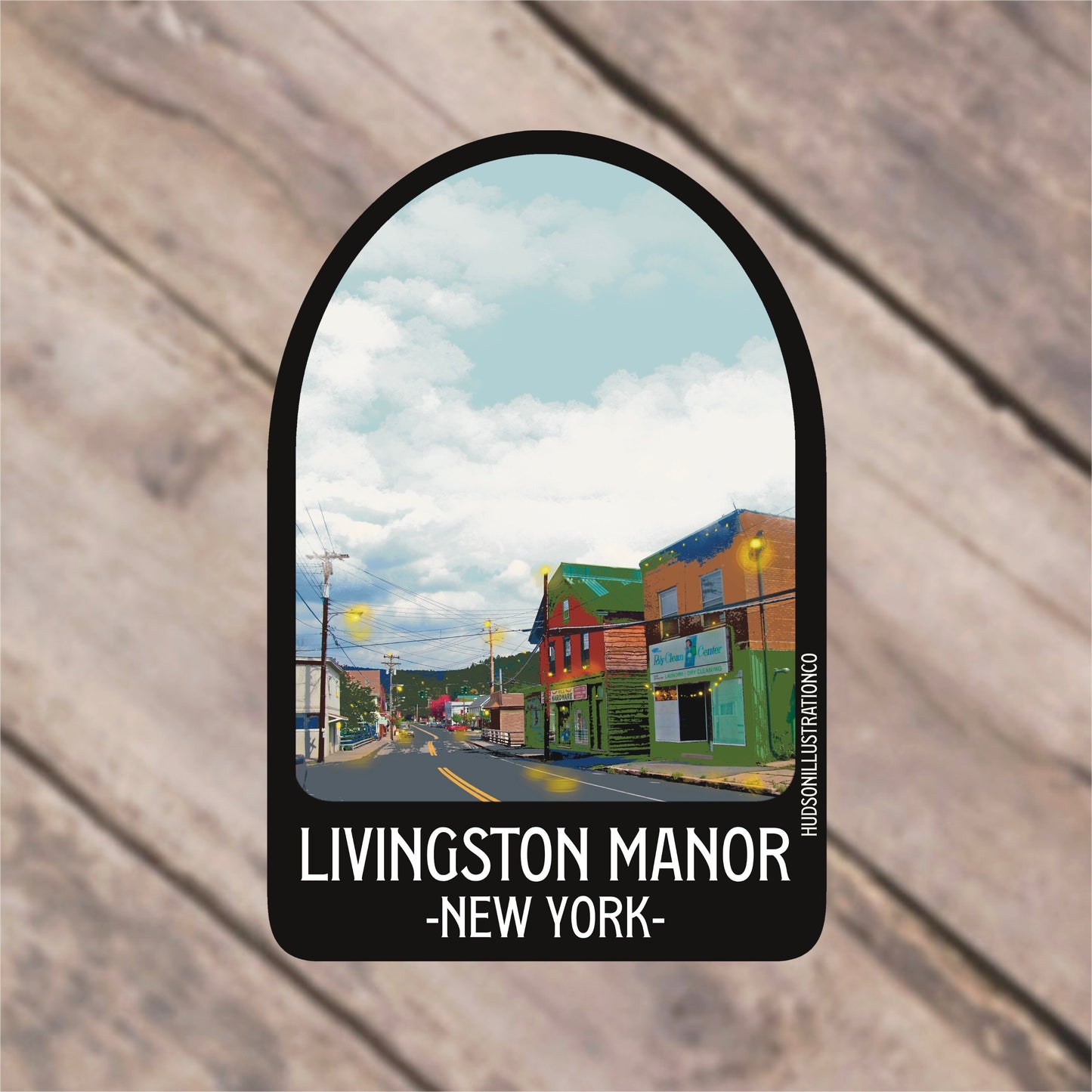 Livingston Manor New York Sticker/Magnet/Print/Postcard