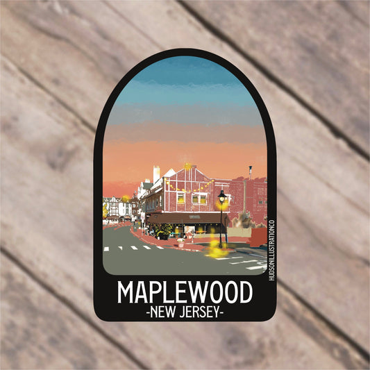 Maplewood New Jersey Sticker/Magnet/Print/Postcard