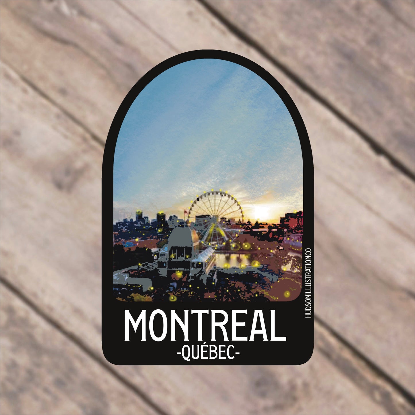 Montreal Quebec Canada Sticker/Magnet/Print/Postcard