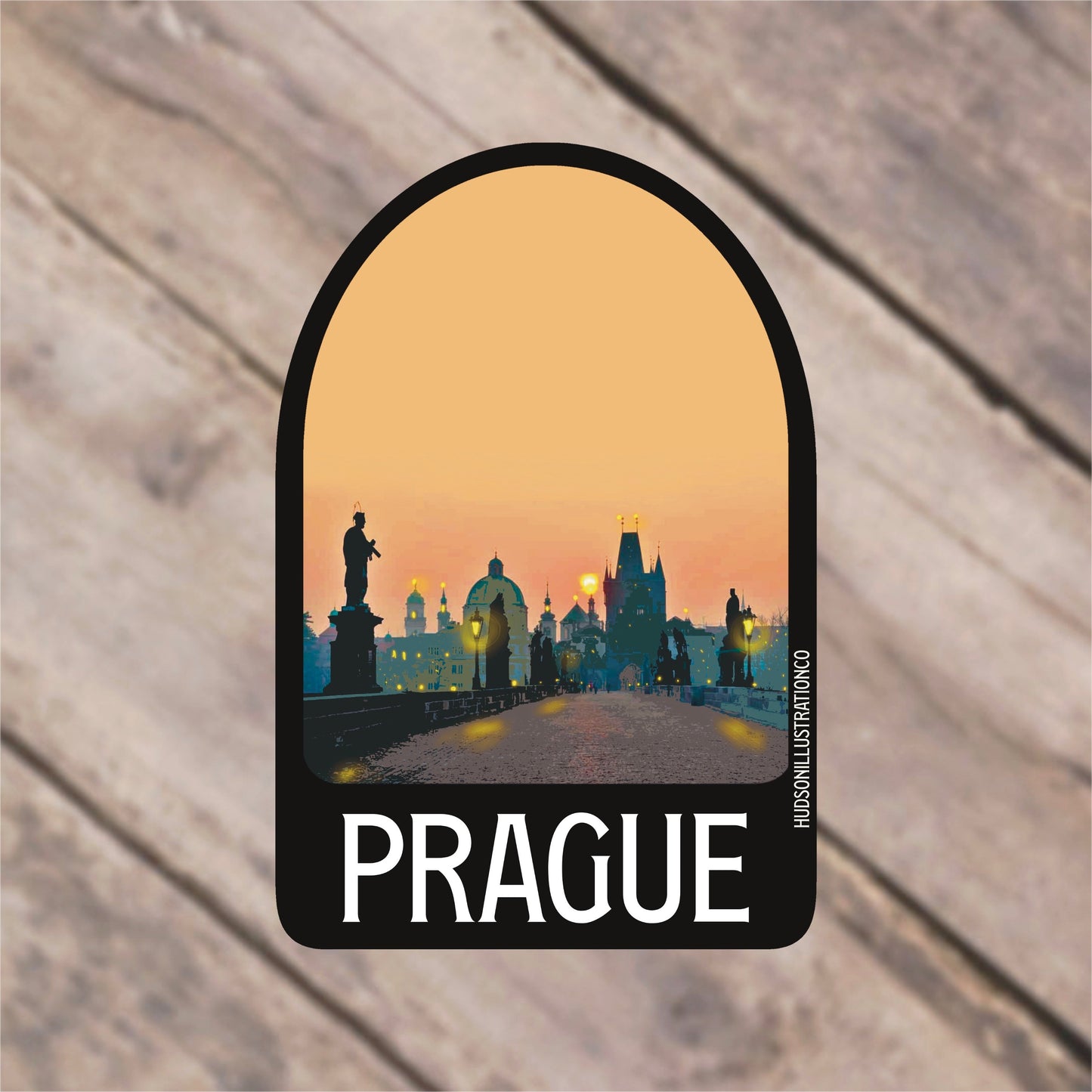 Prague Czech Republic Sticker/Magnet/Print/Postcard