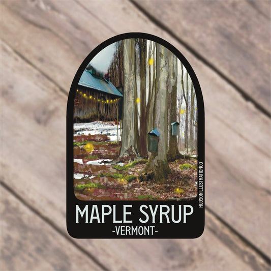 Vermont  Maple Syrup Sticker/Magnet/Print/Postcard