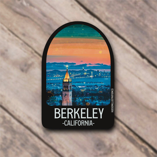 Berkeley California Sticker/Magnet/Print/Postcard