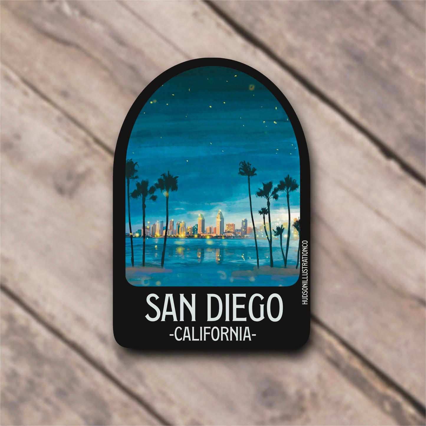 San Diego California Sticker/Magnet/Print/Postcard