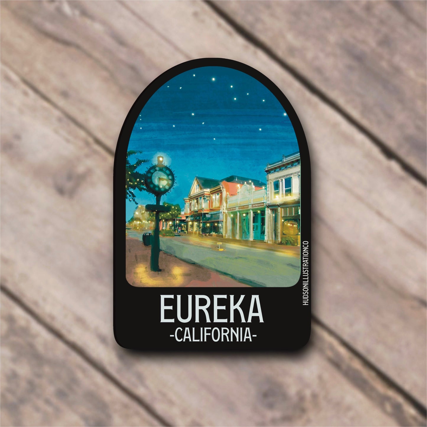 Eureka California Sticker/Magnet/Print/Postcard
