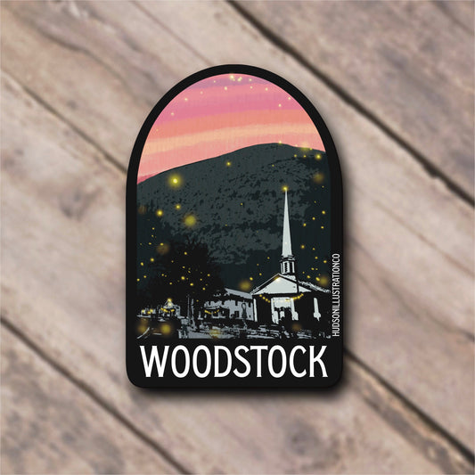Woodstock New York Sticker/Magnet/Print/Postcard