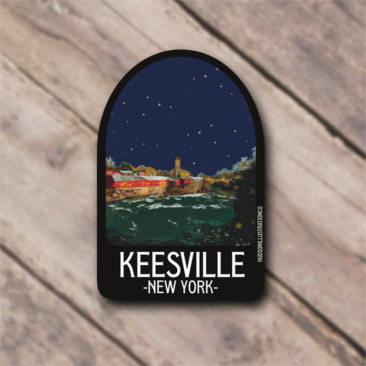 Keesville New York Sticker/Magnet/Print/Postcard