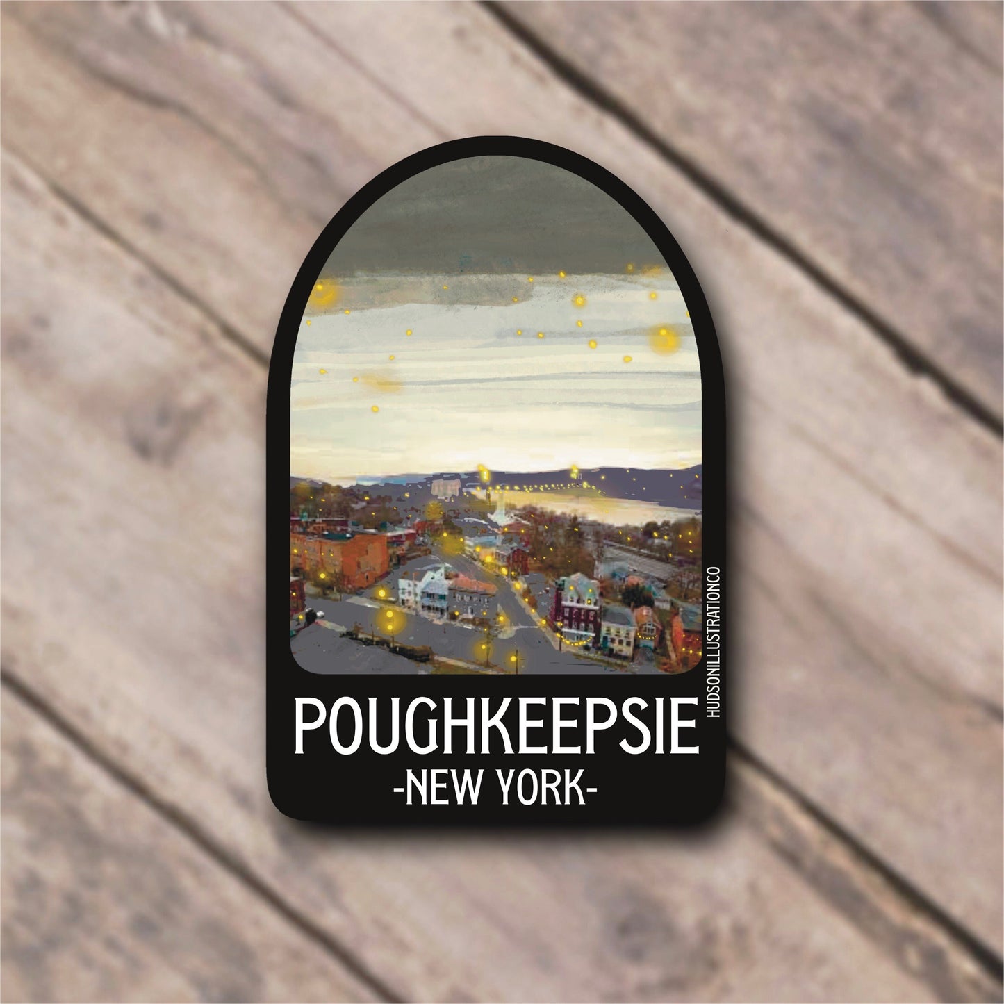 Poughkeepsie New York Sticker/Magnet/Print/Postcard