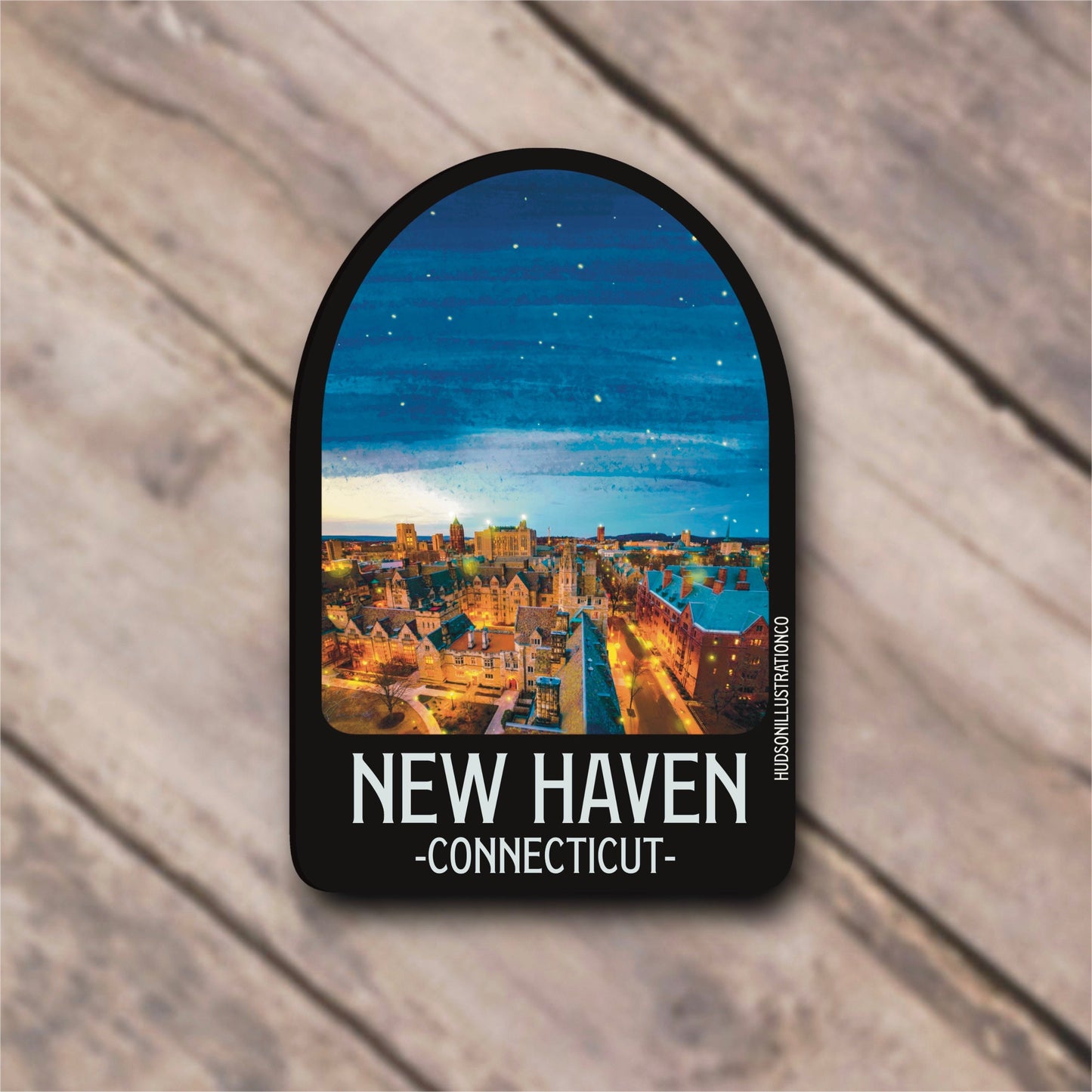 New Haven Connecticut Sticker/Magnet/Print/Postcard