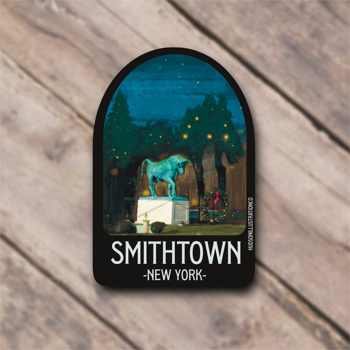 Smithtown NY Sticker/Magnet/Print/Postcard
