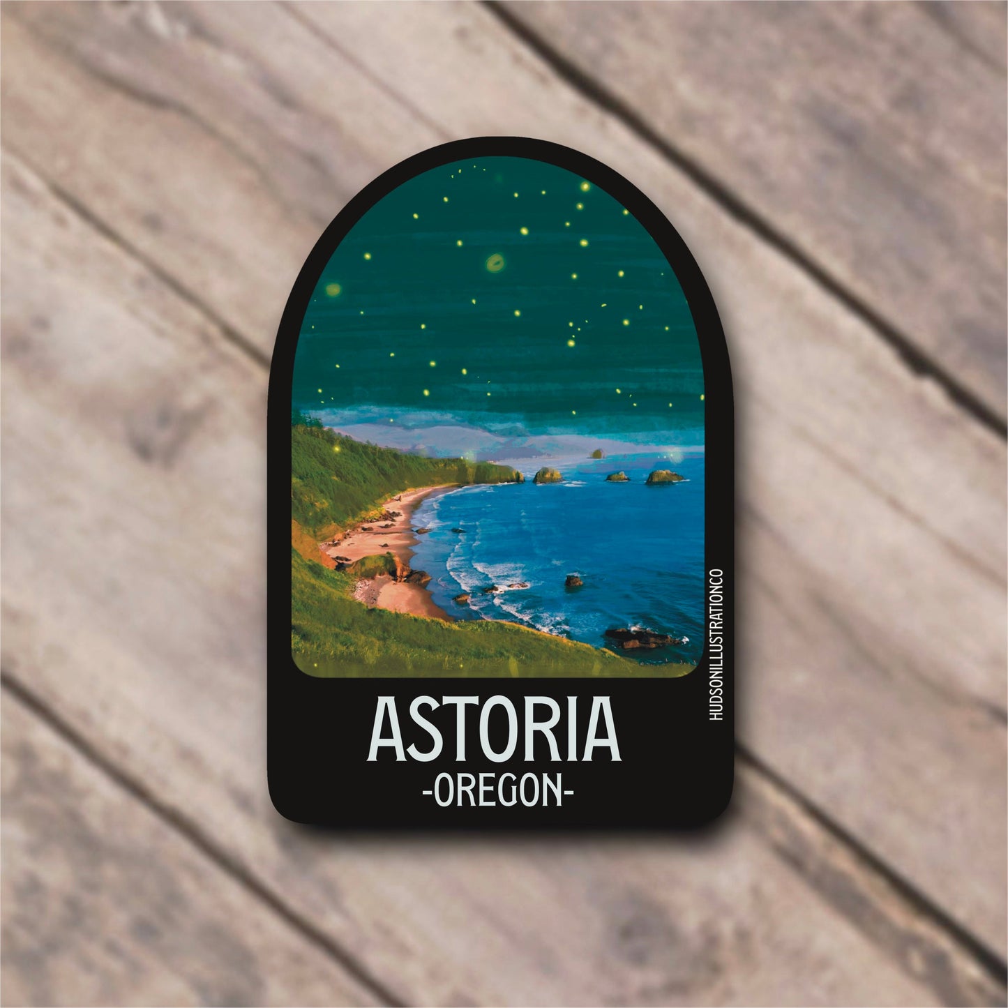 Astoria Oregon Sticker/Magnet/Print/Postcard