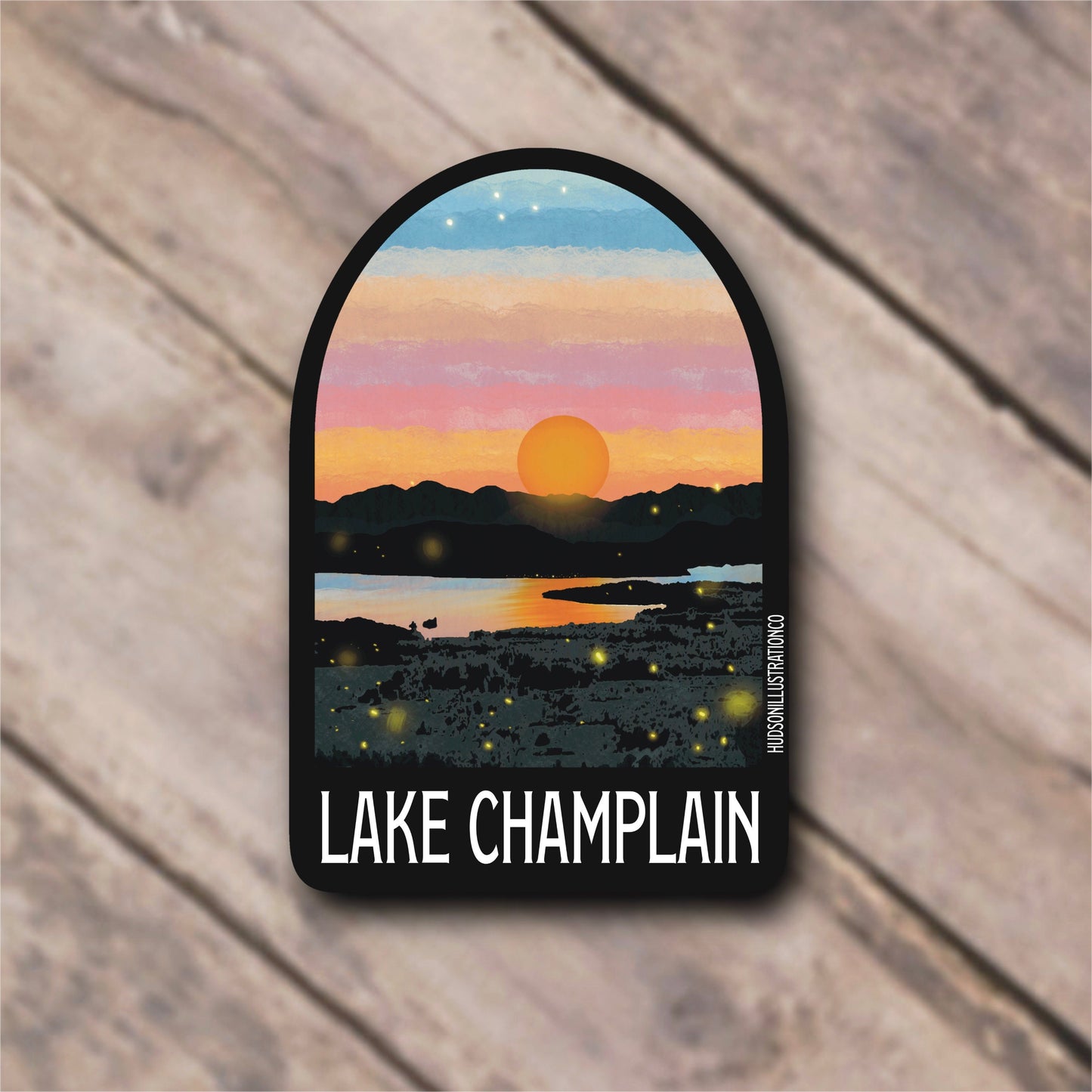 Lake Champlain Vermont or New York Sticker/Magnet/Print/Postcard