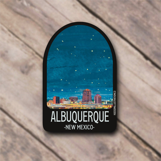 Albuquerque New Mexico Sticker/Magnet/Print/Postcard