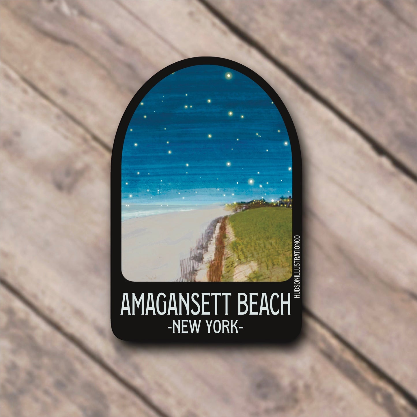 Amagansett Beach New York  Long Island Sticker/Magnet/Print/Postcard