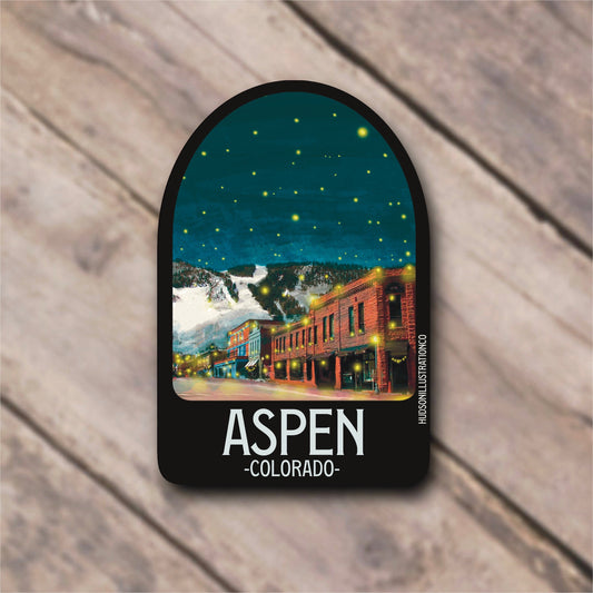 Aspen Colorado Sticker/Magnet/Print/Postcard