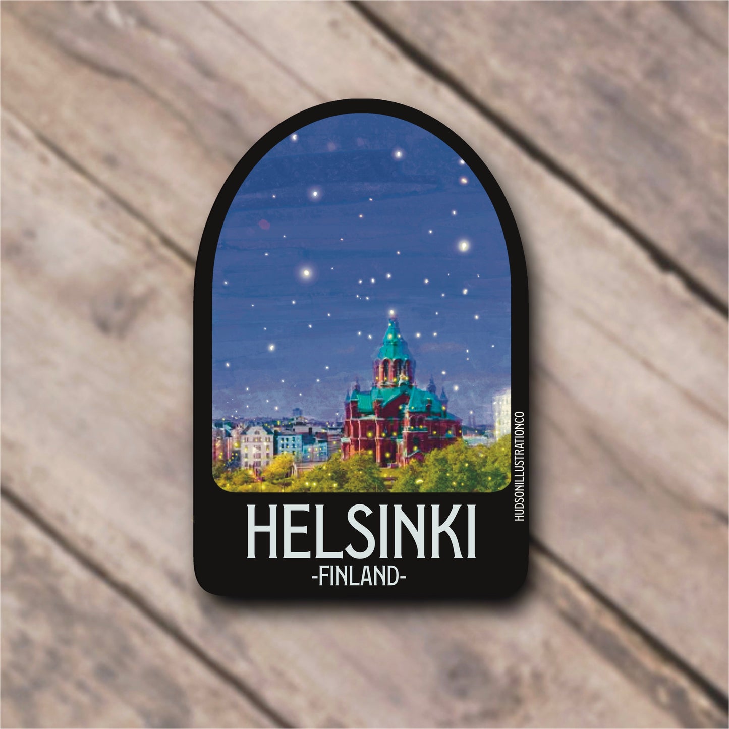Helsinki Finland Sticker/Magnet/Print/Postcard