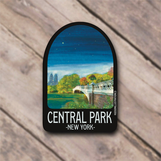 Central Park New York City Manhattan Sticker/Magnet/Print/Postcard