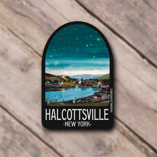 Halcottsville New York Sticker/Magnet/Print/Postcard