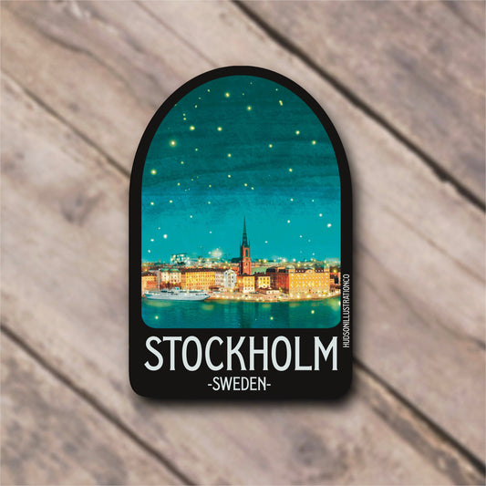 Stockholm Sweden Sticker/Magnet/Print/Postcard