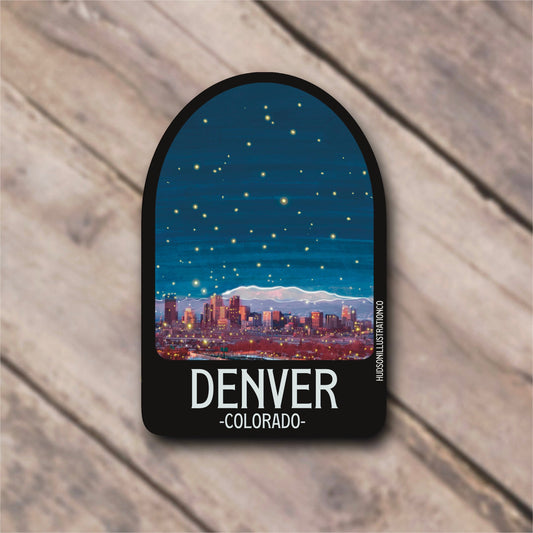 Denver Colorado Sticker/Magnet/Print/Postcard