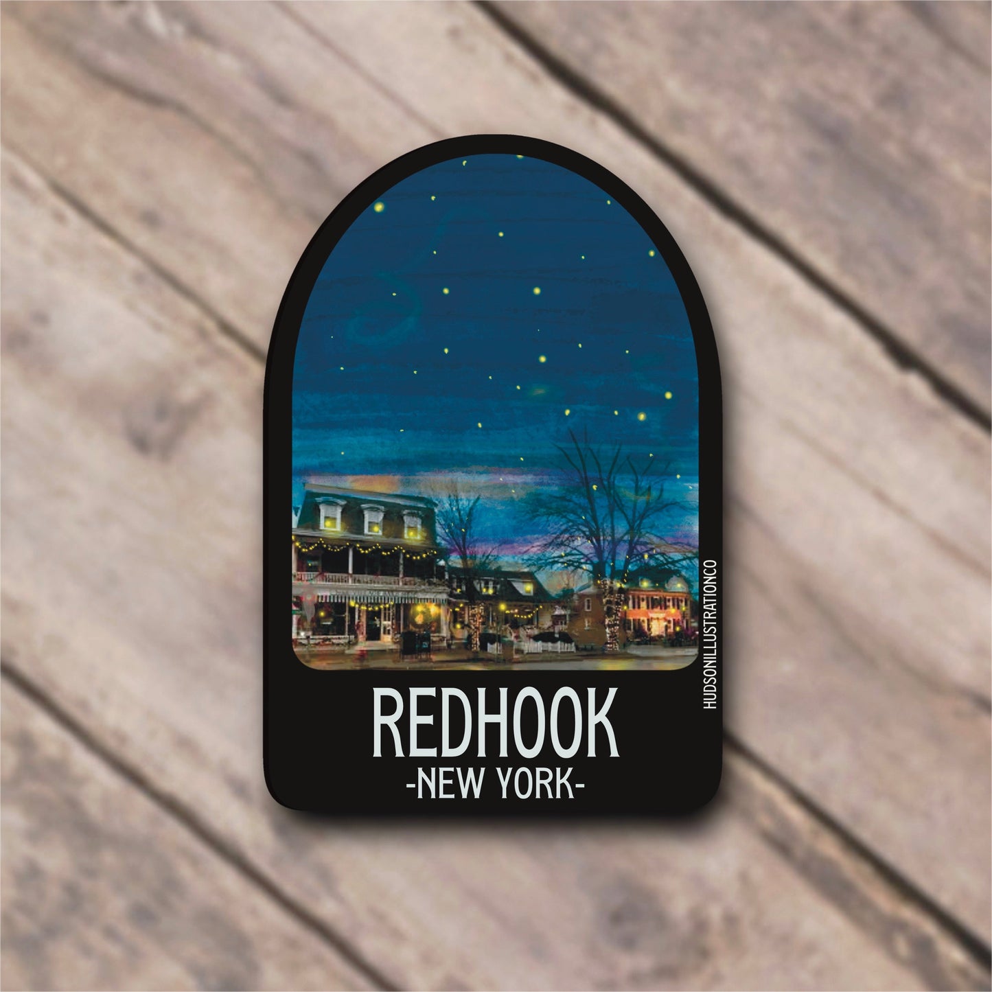 Redhook New York Sticker/Magnet/Print/Postcard