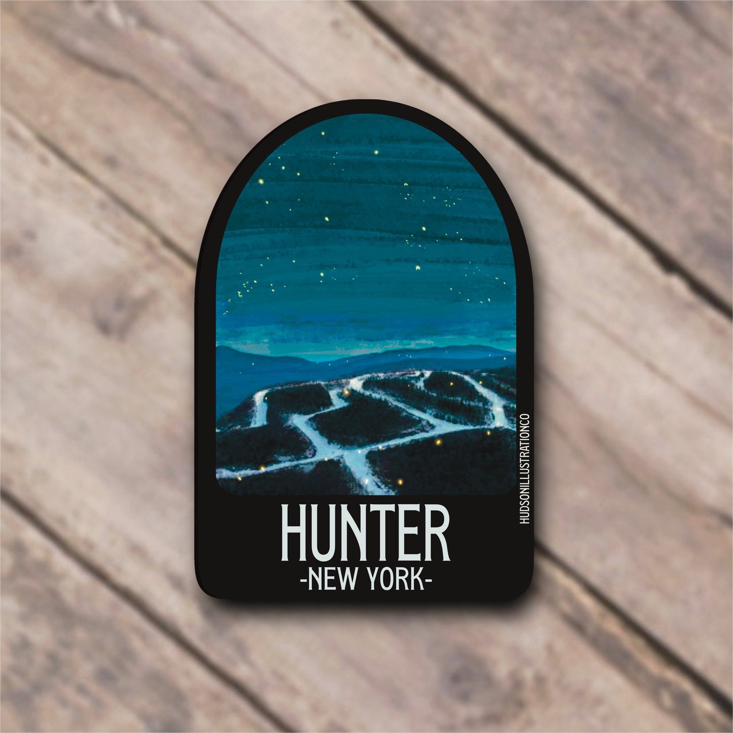 Hunter New York Sticker/Magnet/Print/Postcard