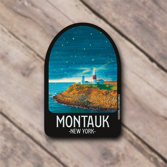 Montauk Long Island New York Sticker/Magnet/Print/Postcard