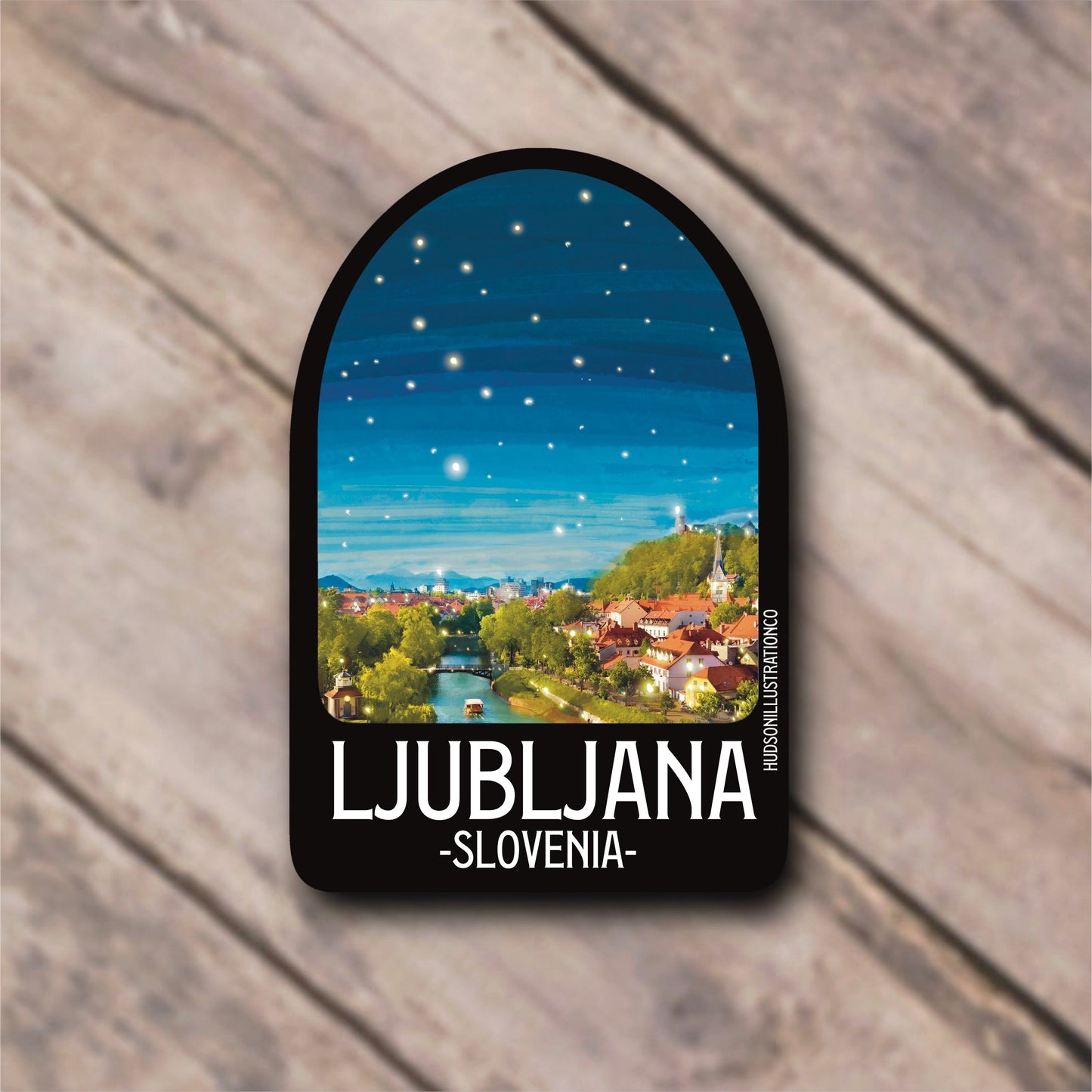 Ljubljana Slovenia Sticker/Magnet/Print/Postcard