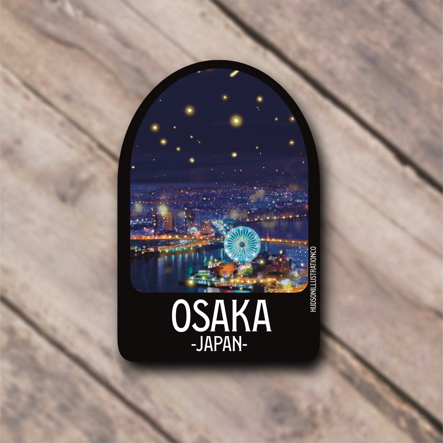 Osaka Japan Sticker/Magnet/Print/Postcard