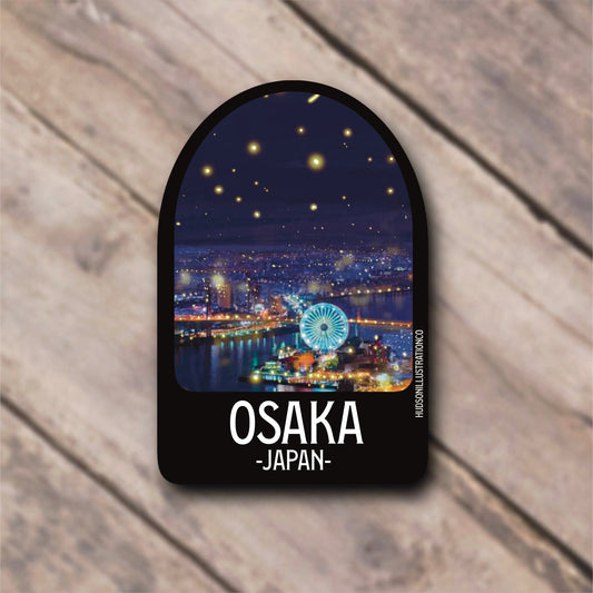 Osaka Japan Sticker/Magnet/Print/Postcard