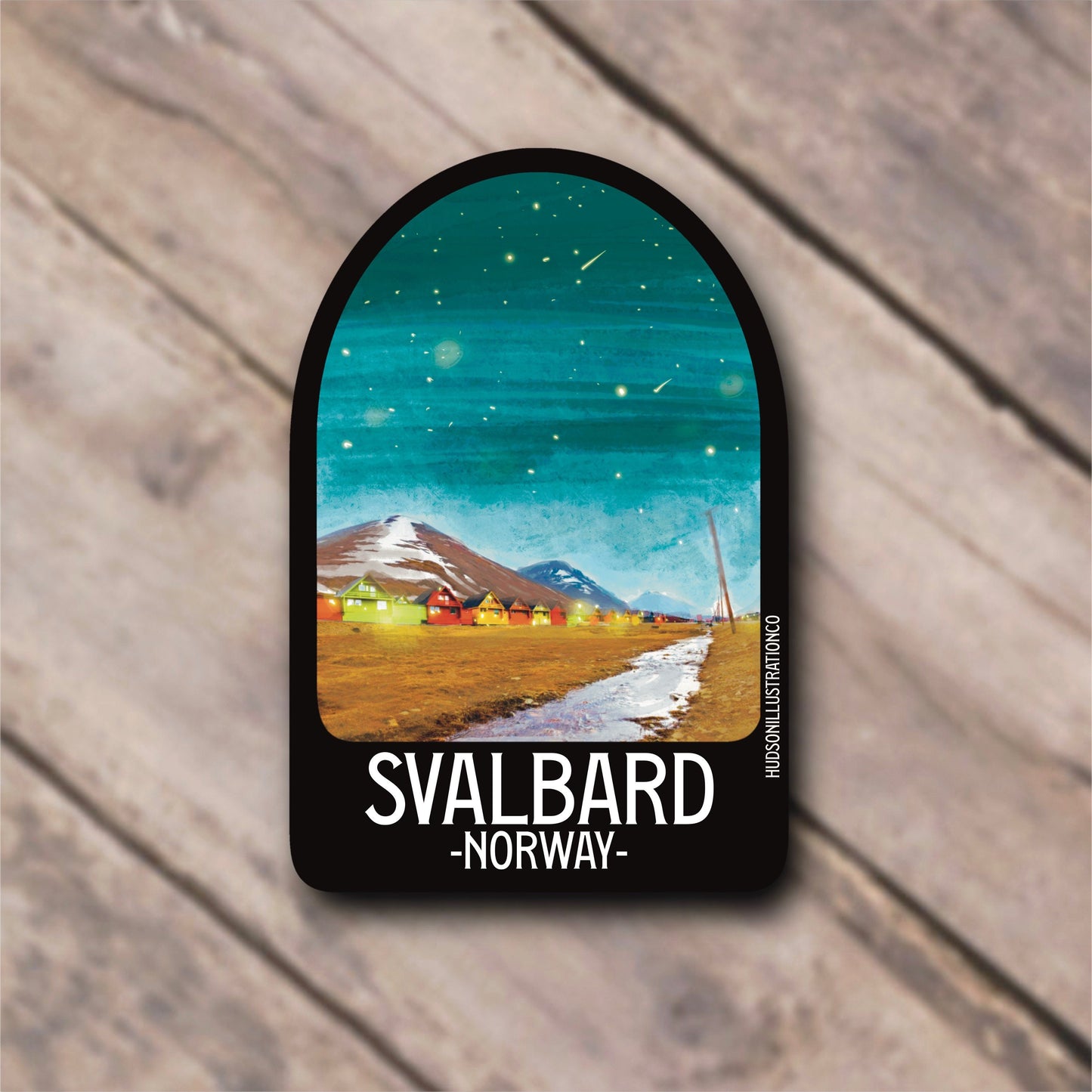Svalbard Norway Sticker/Magnet/Print/Postcard