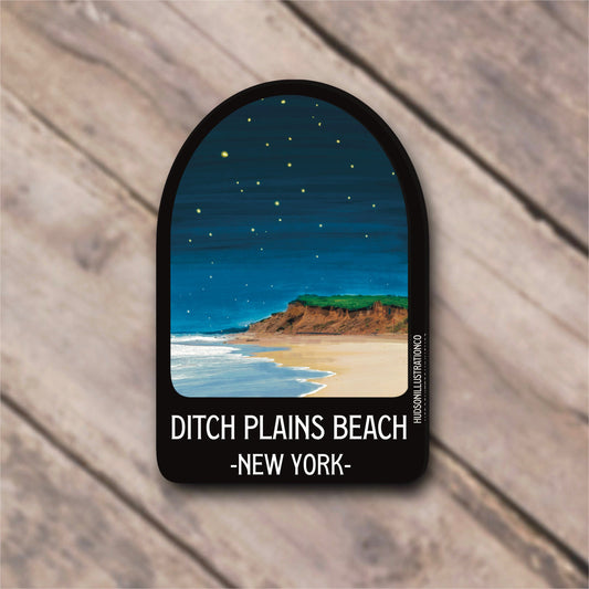 Ditch Plains Beach Montauk Long Island New York Sticker/Magnet/Print/Postcard