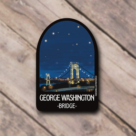George Washington Bridge New York City Sticker/Magnet/Print/Postcard