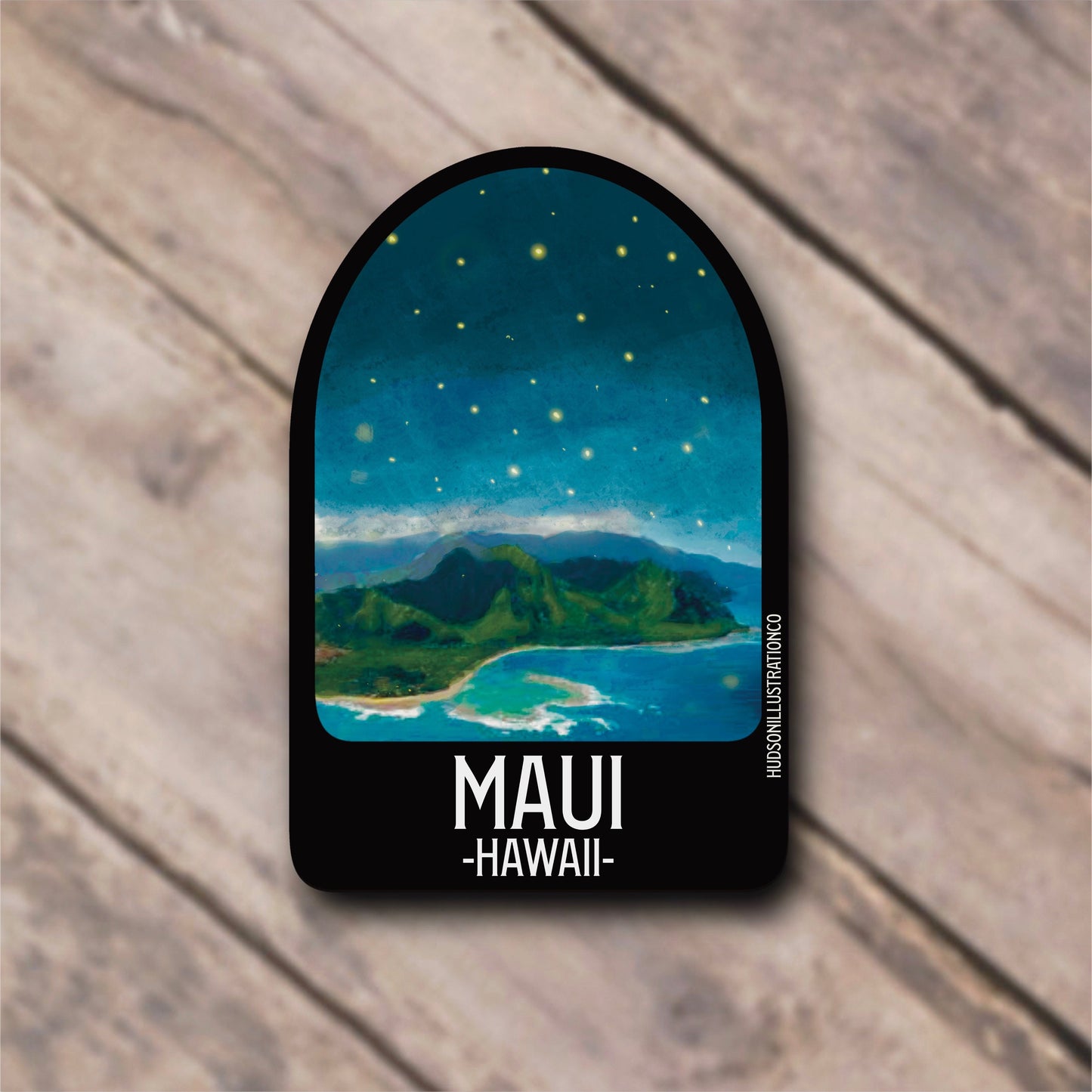 Maui Hawaii Sticker/Magnet/Print/Postcard