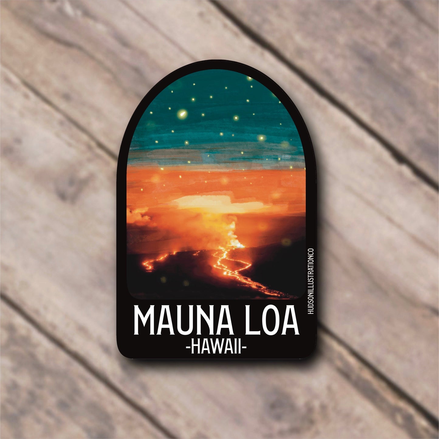 Mauana Loa Volcano Hawaii Sticker/Magnet/Print/Postcard