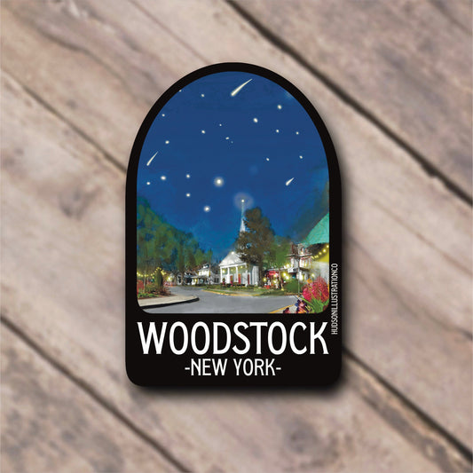 Woodstock New York Sticker/Magnet/Print/Postcard