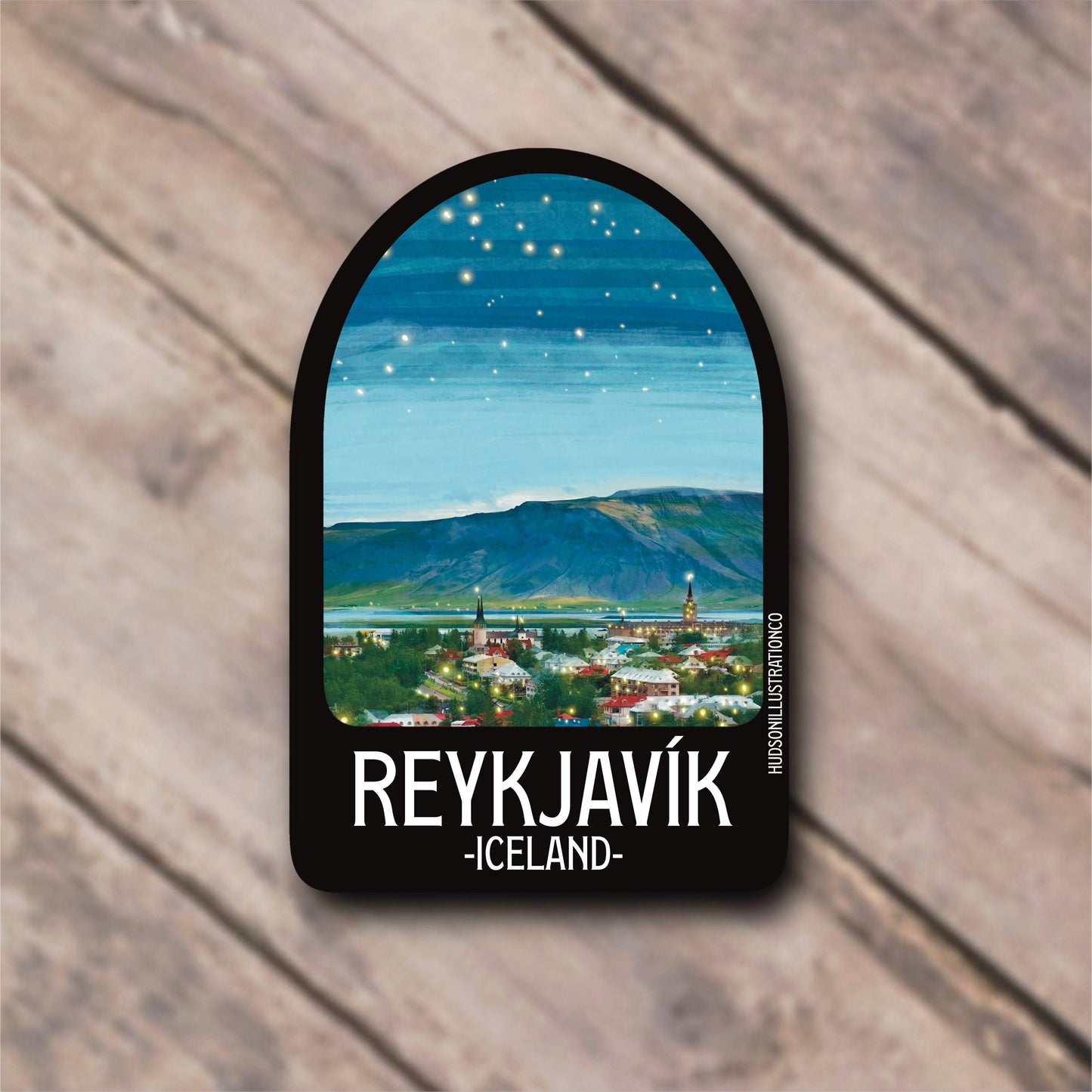 Reykjavík Iceland Sticker/Magnet/Print/Postcard
